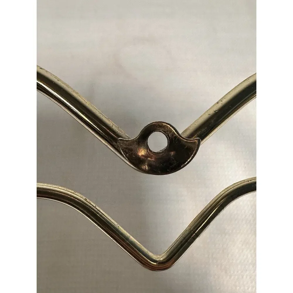 VTG MCM Homco Pair of Brass Plated Open Heart Design Wall Sconces 8” Valentines